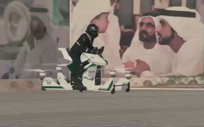 Policija v Dubaju bo raje letela